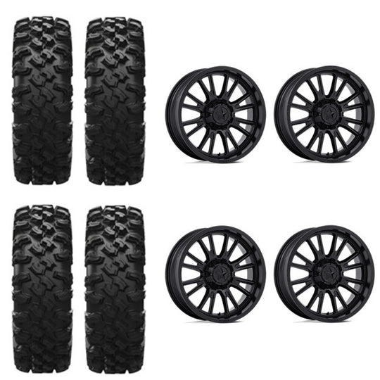 
                  
                    EFX MotoRavage XL Tire & Wheel Kits on MSA M51 Thunderlips Matte Black Wheels
                  
                