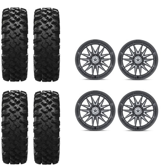 
                  
                    EFX MotoRavage XL Tire & Wheel Kits on MSA M55 Commander Platinum Wheels
                  
                