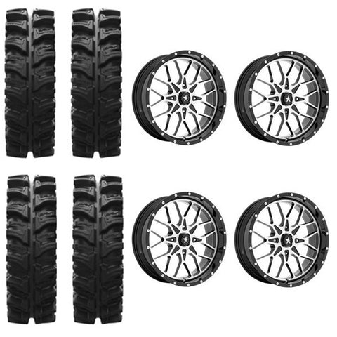 EFX MotoSlayer Tire & Wheel Kits on MSA M45 Portal Wheels