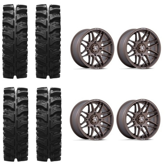 
                  
                    EFX MotoSlayer Tire & Wheel Kits on MSA M52 Radar Bronze Wheels
                  
                