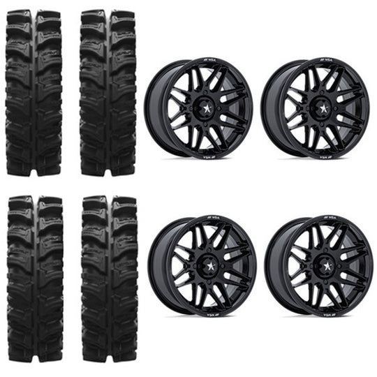 
                  
                    EFX MotoSlayer Tire & Wheel Kits on MSA M52 Radar Gloss Black Wheels
                  
                