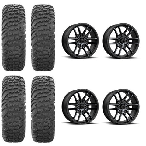 EFX MotoVator Tire & Wheel Kits on MSA M43 Fang Wheels