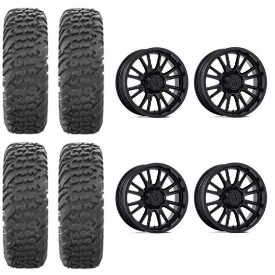 
                  
                    EFX MotoVator Tire & Wheel Kits on MSA M51 Matte Black Wheels
                  
                
