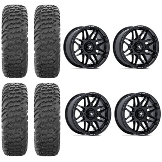 
                  
                    EFX MotoVator Tire & Wheel Kits on MSA M52 Radar Gloss Black Wheels
                  
                