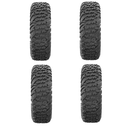 Set of 4 EFX MotoVator Tires 27x9.5-14 Steel Belted Radial 8 Ply