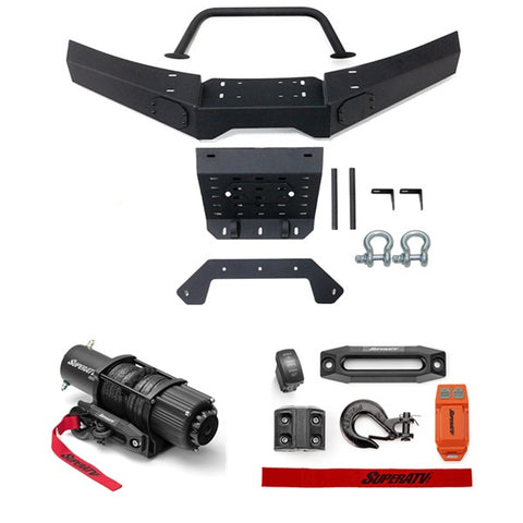 SuperATV Can-Am Defender Winch-Ready Front Bumper FBG-CA-DEF-002-WN-45