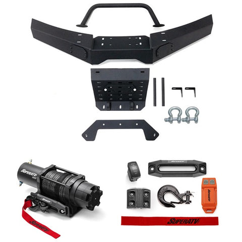 SuperATV Can-Am Defender Winch-Ready Front Bumper FBG-CA-DEF-002-WN-60
