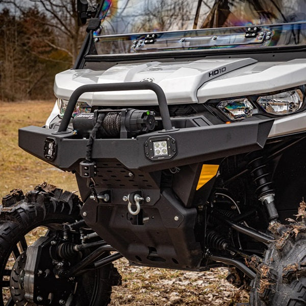SuperATV Can-Am Defender Winch-Ready Front Bumper with Winch