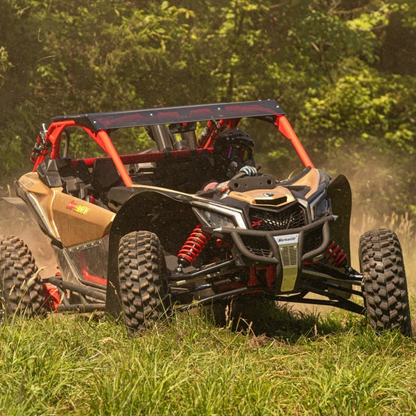 
                  
                    SuperATV Can-Am Maverick X3 Pre-Runner Front Bumper Installed
                  
                