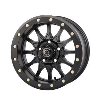 Frontline 223 Matte Black BeadLock Wheel 5/4.5