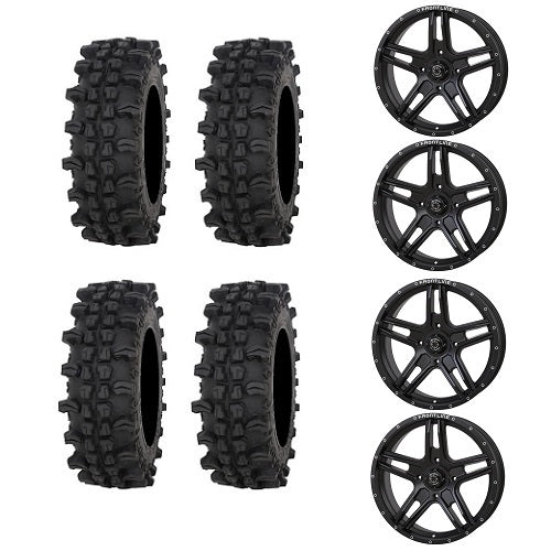 
                  
                    Frontline ACP 35x10-22 Tires Mounted on Frontline 505 Black 4/156 Wheels
                  
                