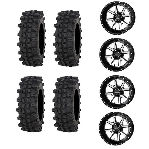 
                  
                    Frontline ACP 27x10-14 Tires Mounted on Frontline 556 Machined 4/156 Wheels
                  
                