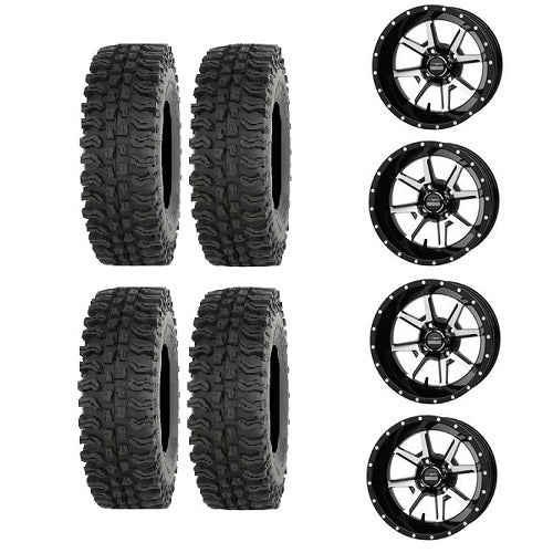 
                  
                    Frontline BDC 27x10-14 Tires Mounted on Frontline 4/156 556 Machined Wheels
                  
                