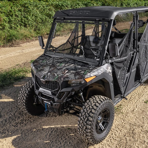 SuperATV CFMOTO UFORCE 800 XL Flip Up Windshield Closed