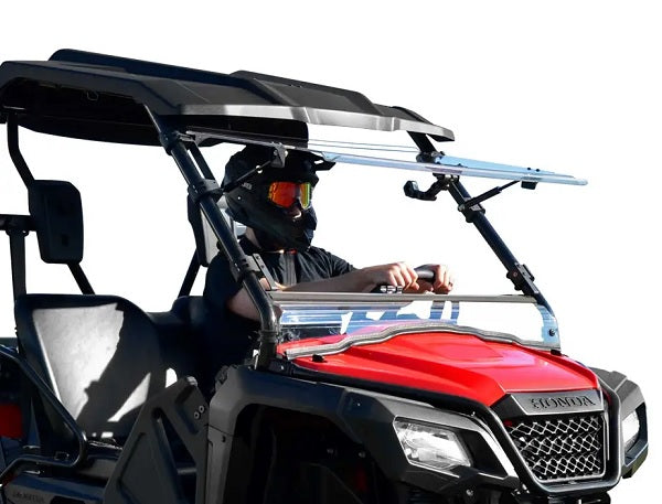 SuperATV Honda Pioneer 520 Scratch Resistant Flip Windshield