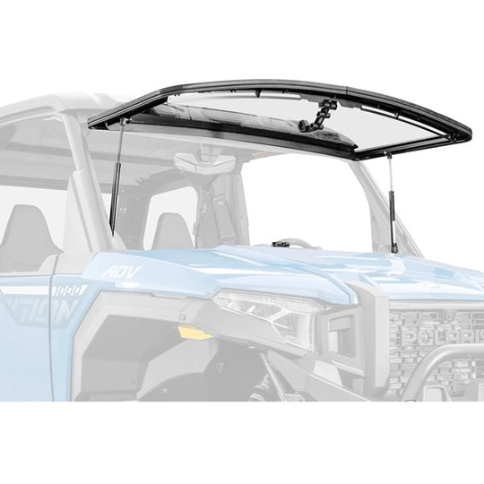 SuperATV Polaris Xpedition Scratch-Resistant Flip Up Windshield