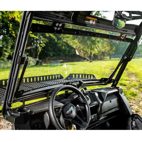 Tracker 800SX Flip Up Windshield Inside