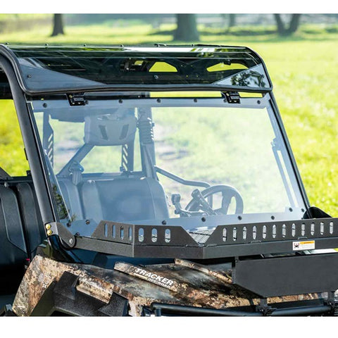 Tracker 800SX Flip Up Windshield Closed