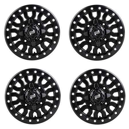 Tusk Fremont Beadlock Wheel Set - Matte Black