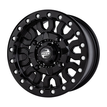 Tusk Fremont Matte Black Beadlock Wheels - 14x7