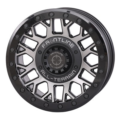Frontline 454 Brushed Grey Beadlock Wheel – 15x7 ATV & UTV
