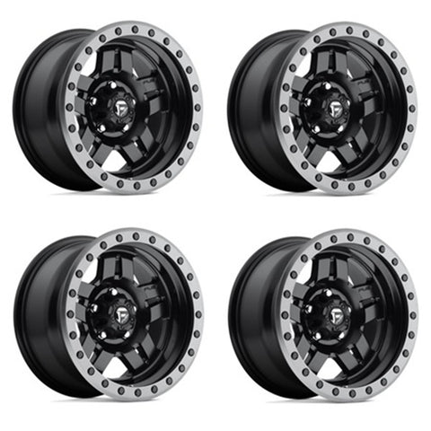 Fuel UTV D557 Anza Matte Wheels - 5/4.5 5/114.3 Set