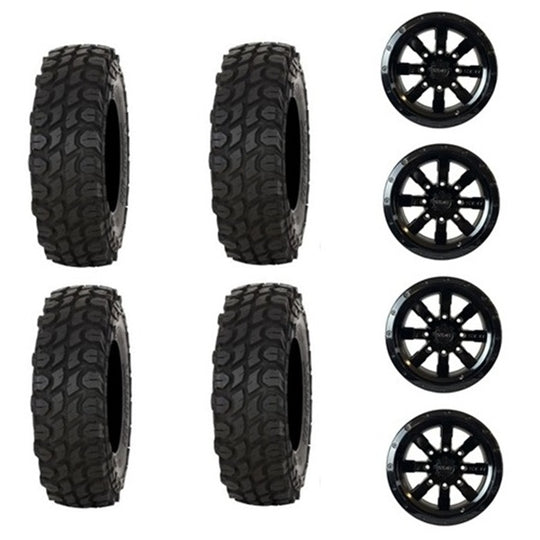 
                  
                    Gladiator X Comp Tire & Wheel Kits Mounted on Stat 02 Gloss Black Wheels
                  
                