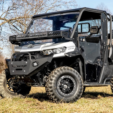 SuperATV Can-Am Defender Hood Rack Bravo on Vehicle