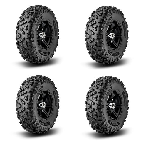 Hellion Tire & Wheel Kits Bandit Black Wheels