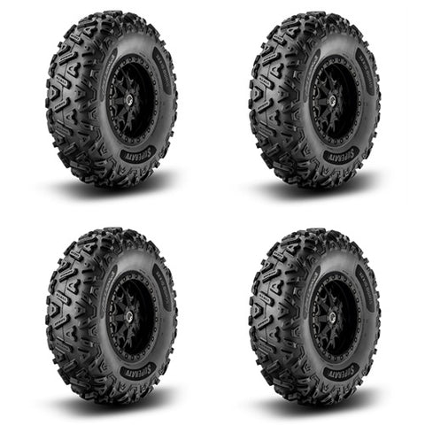 SuperATV Hellion Tire & Wheel Kits -MadLock Black Wheels