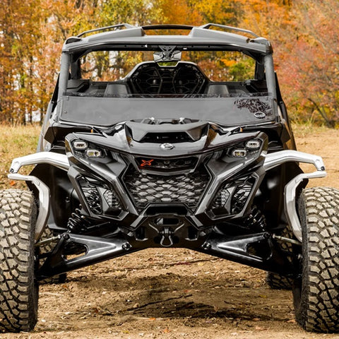 SuperATV Can-Am Maverick R Half Windshield - Dark Tint