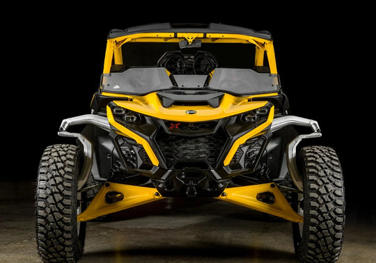 
                  
                    Assault Industries Can-Am Maverick R Half Windshield - Front View
                  
                