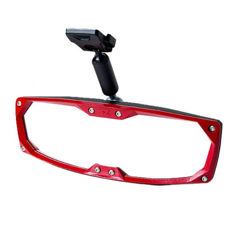 Seizmik Halo-R UTV Rearview Mirror - Red Bezel