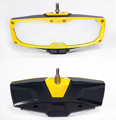 Seizmik Halo-RA UTV Rearview Mirror - Yellow Bezels