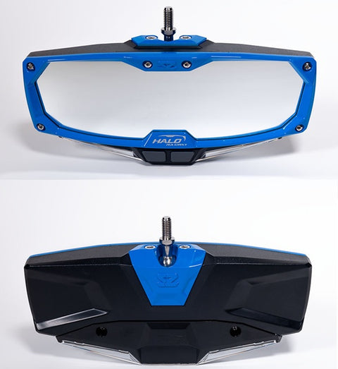 Seizmik Halo-RA UTV Rearview Mirror - Blue Bezels