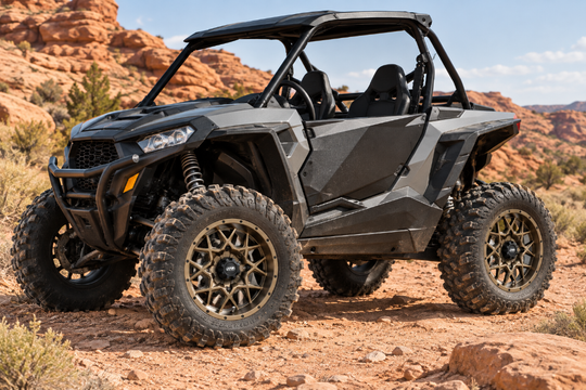 ITP Hurricane Bronze Wheels - 14x7 on an UTV