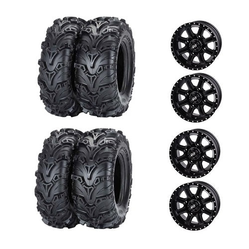 
                  
                    Mud Lite II Tire Wheel Kits on Cascade Matte Black Wheels
                  
                