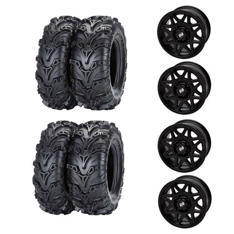 Mud Lite II Tire & Wheel Kits Tintic Matte Black Wheels