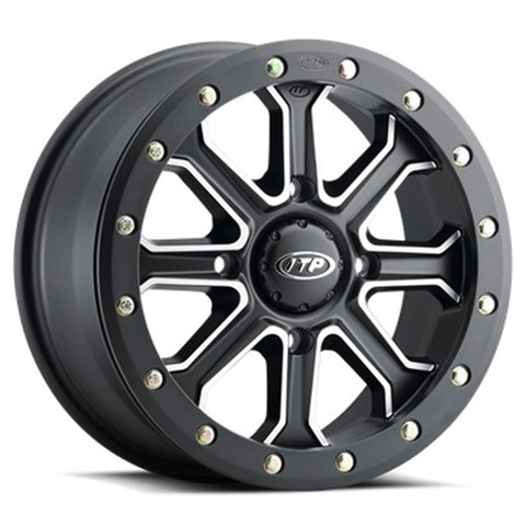 ITP Inertia Matte Black Beadlock Wheel - 14x7, 15x7