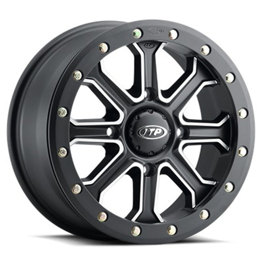 ITP Inertia Matte Black Beadlock Wheel - 14x7, 15x7