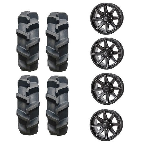 
                  
                    Interco Interforce II AG Tires 30x9-14 Mounted on Frontline 308 Matte Black Wheels
                  
                