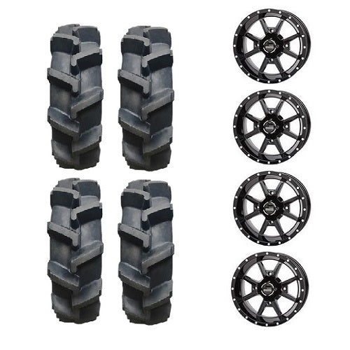 
                  
                    Interco Interforce II AG Tires 30x9-14 Mounted on Frontline 556 Gloss Black Wheels
                  
                