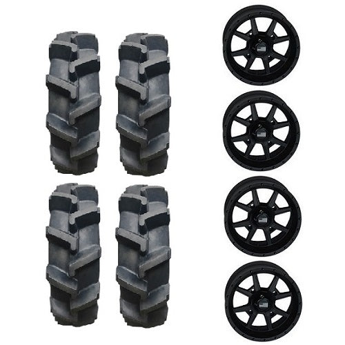 
                  
                    Interco Interforce II AG Tires 30x9-14 Mounted on Frontline 556 Stealth Black Wheels
                  
                