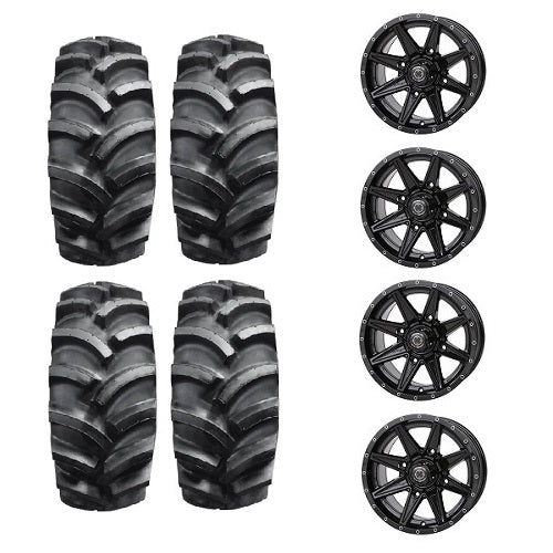 
                  
                    Interco Interforce AG Tires 30x10-14 Mounted on Frontline 308 Gloss Black Wheels 
                  
                