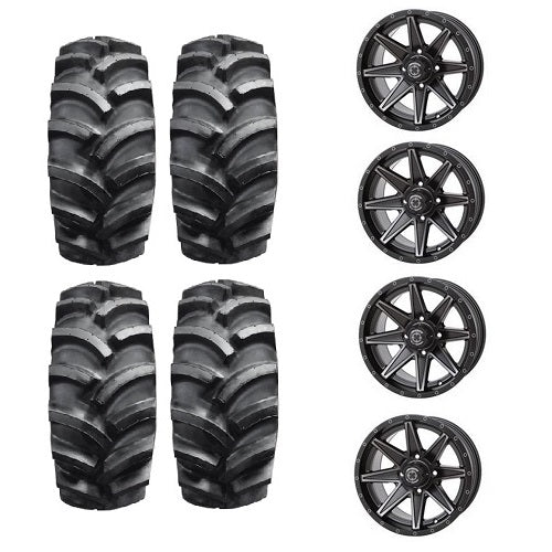 
                  
                    Interco Interforce AG Tires 27x10-14 Mounted on Frontline 308 Matte Black Wheels 
                  
                