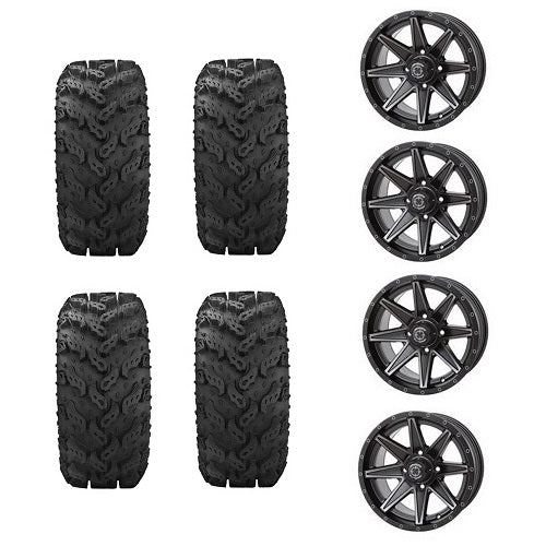 
                  
                    Interco Reptile Tires 28x10-14 Mounted on Frontline 308 Matte Black Wheels
                  
                