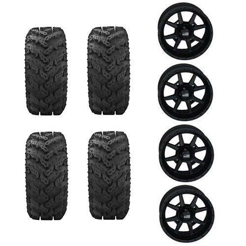 
                  
                    Interco Reptile Tires 28x10-14 Mounted on Frontline 556 Stealth Black Wheels
                  
                