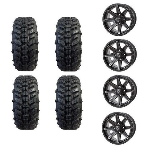 Interco Sniper 920 Tires 32x10-15 Mounted on Frontline 308 Matte Black