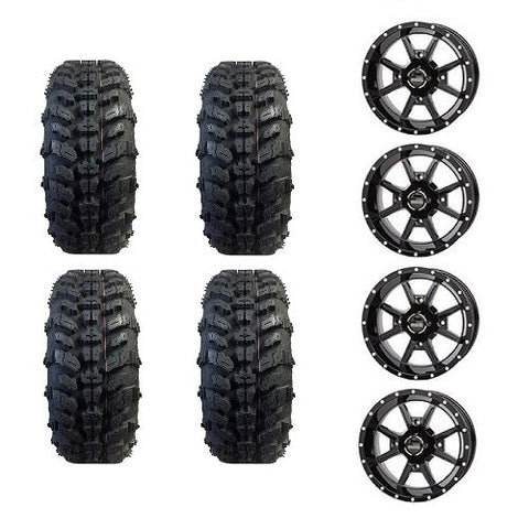 Interco Sniper 920 Tires 28x10-14 Mounted on Frontline 556 Gloss Black