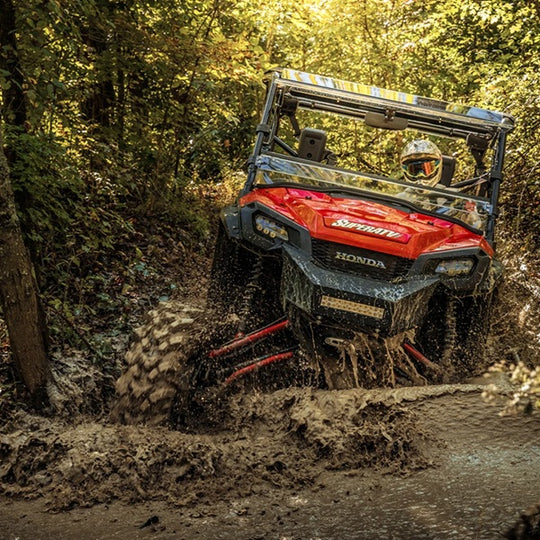 
                  
                    SuperATV Intimidator Tire on Honda Pioneer
                  
                